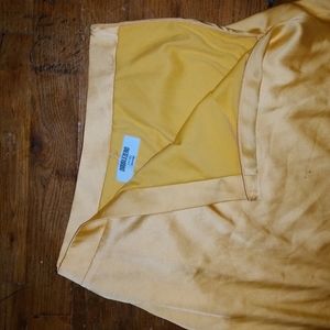 Silk golden skirt , very good condition worn once